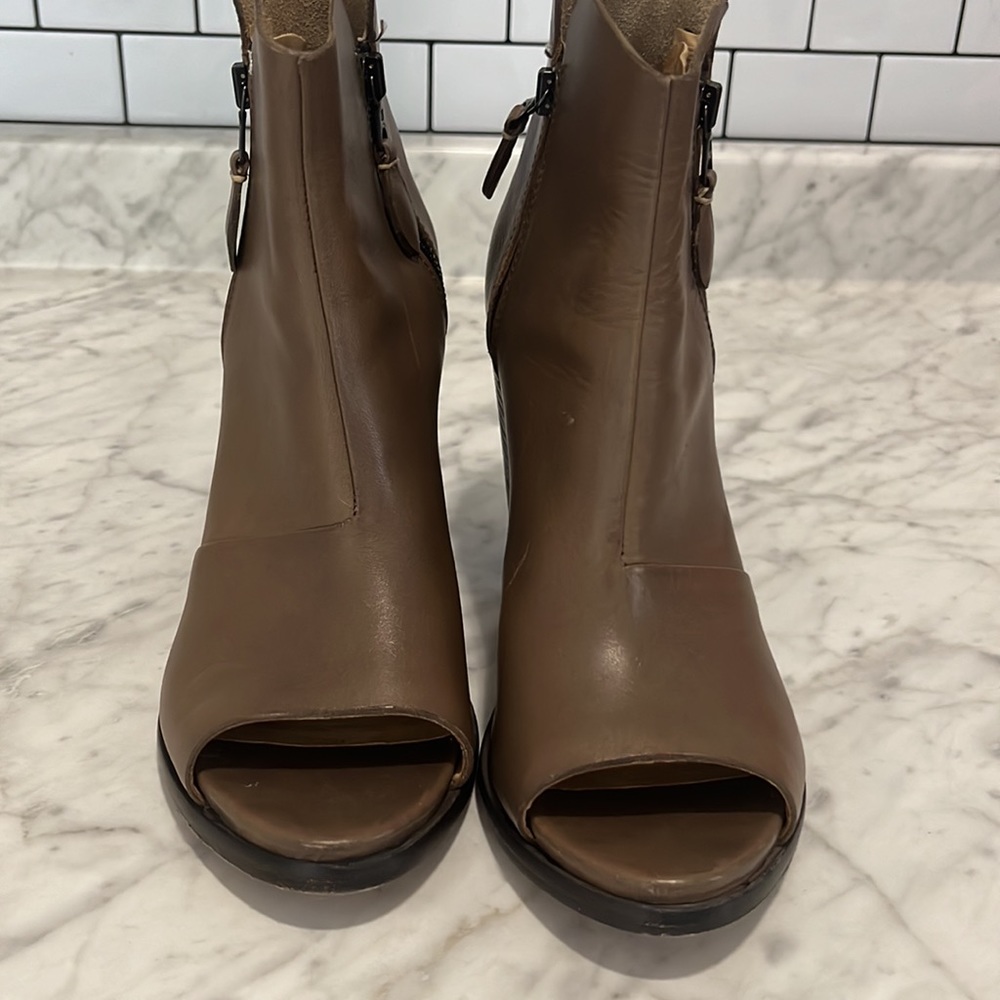 Rag and bone noelle peep toe ankle booties size 8.5 - Picture 2 of 8